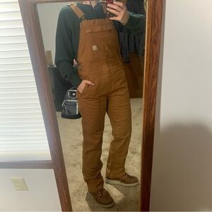 Carhartt Ashland Bib Work Overall Double Knee Rugged Flex Loose Fit
